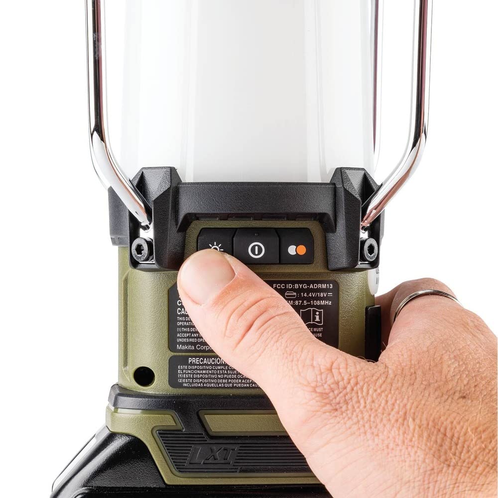 Makita ADRM13 Outdoor Adventure™ 18V LXT® Bluetooth® Radio and L.E.D. Lantern - Image 4