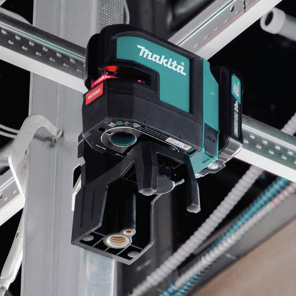 Makita SK106DNAX 12V max CXT® Lithium-Ion Cordless Self-Leveling Cross-Line/4-Point Red Beam Laser Kit (2.0Ah) - Image 6