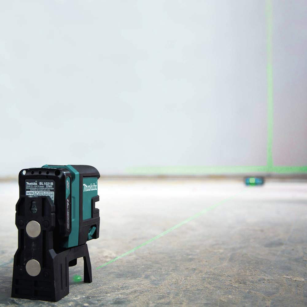 Makita SK106GDNAX 12V max CXT® Lithium-Ion Cordless Self-Leveling Cross-Line/4-Point Green Beam Laser Kit (2.0Ah) - Image 6