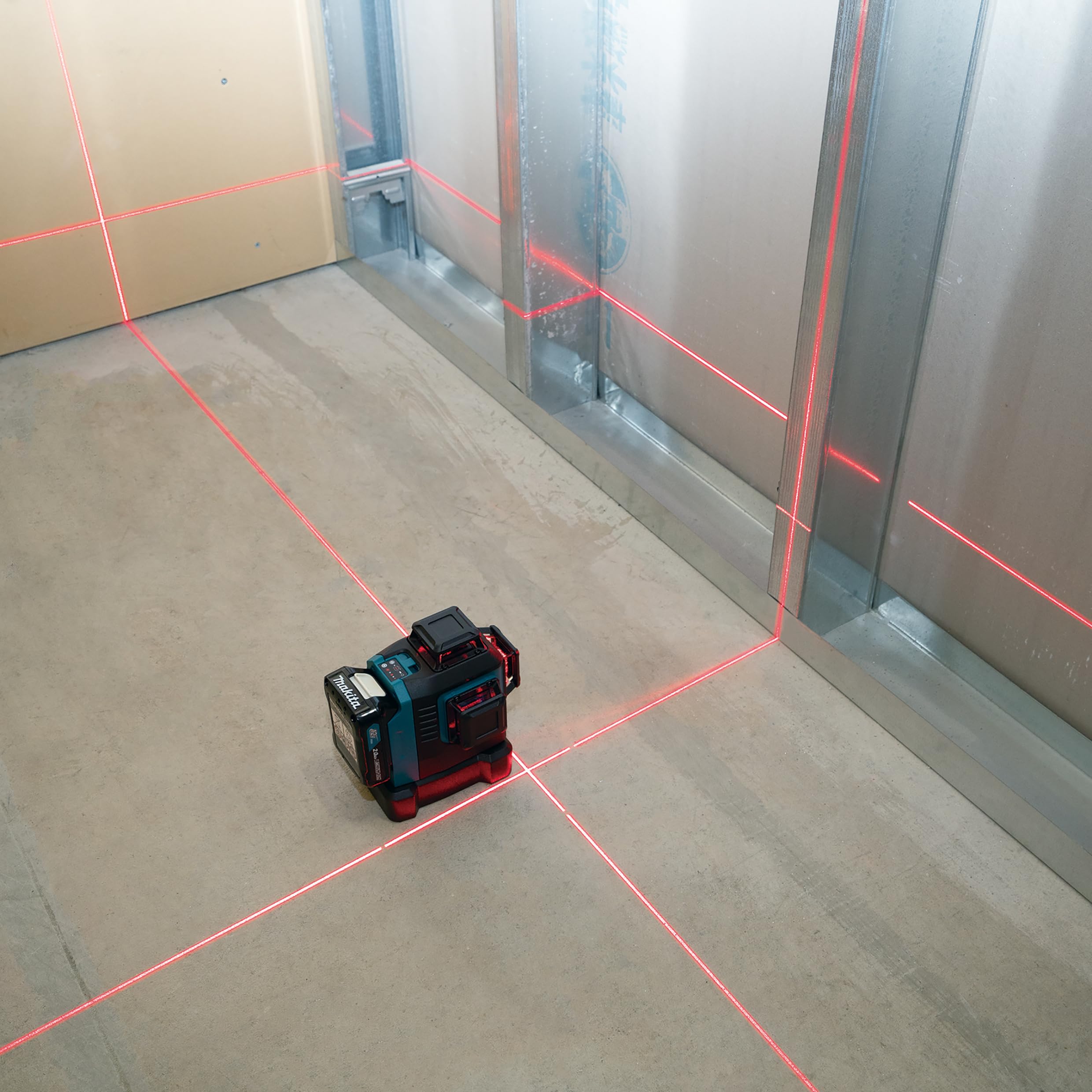 Makita SK700D 12V max CXT® Lithium-Ion Cordless Self-Leveling 360° 3-Plane Red Laser, Class II, 635 nm, <2 mW, Tool Only - Image 13