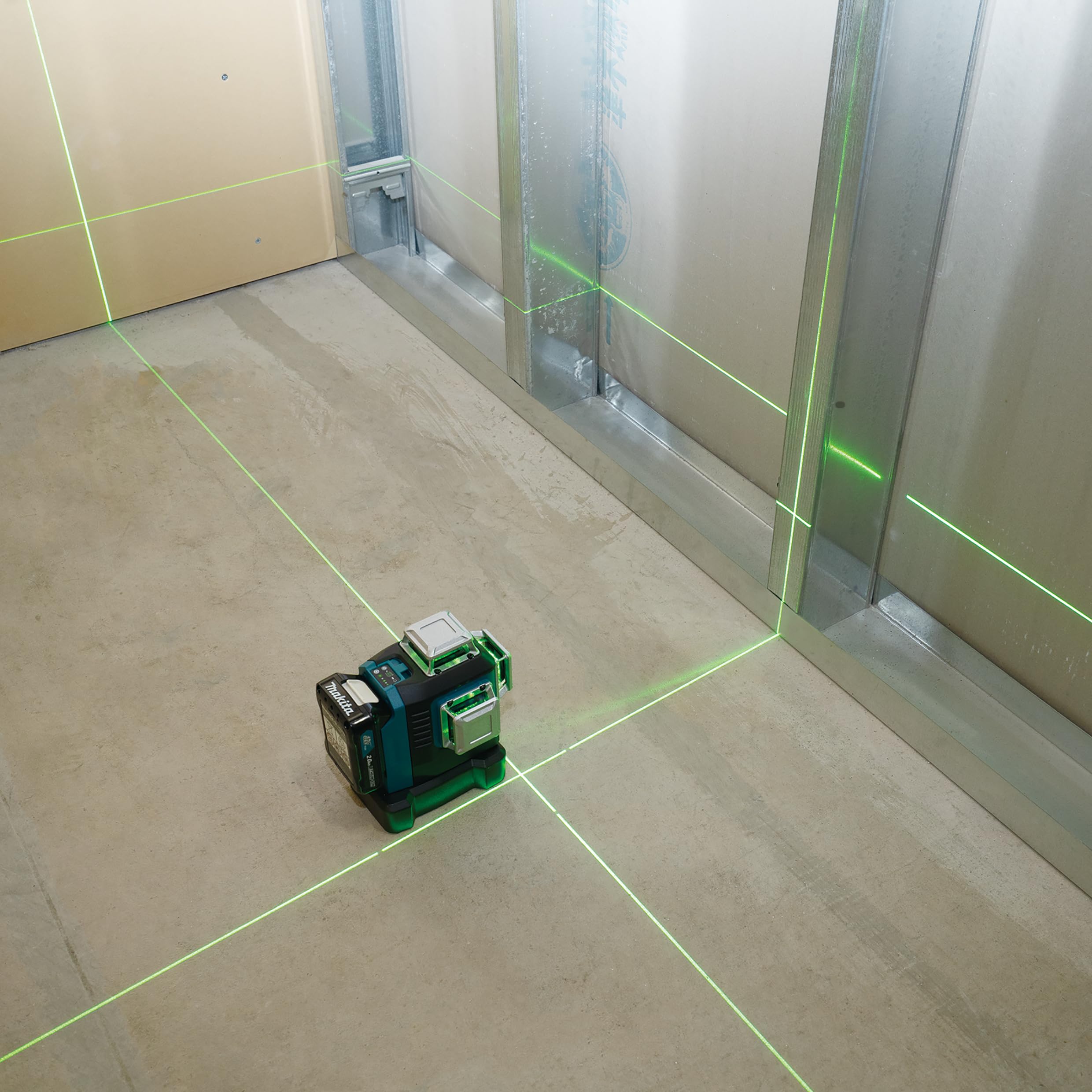 Makita SK700GD 12V max CXT® Lithium-Ion Cordless Self-Leveling 360° 3-Plane Green Laser, Class II, 510-530 nm, <2 mW, Tool Only - Image 12