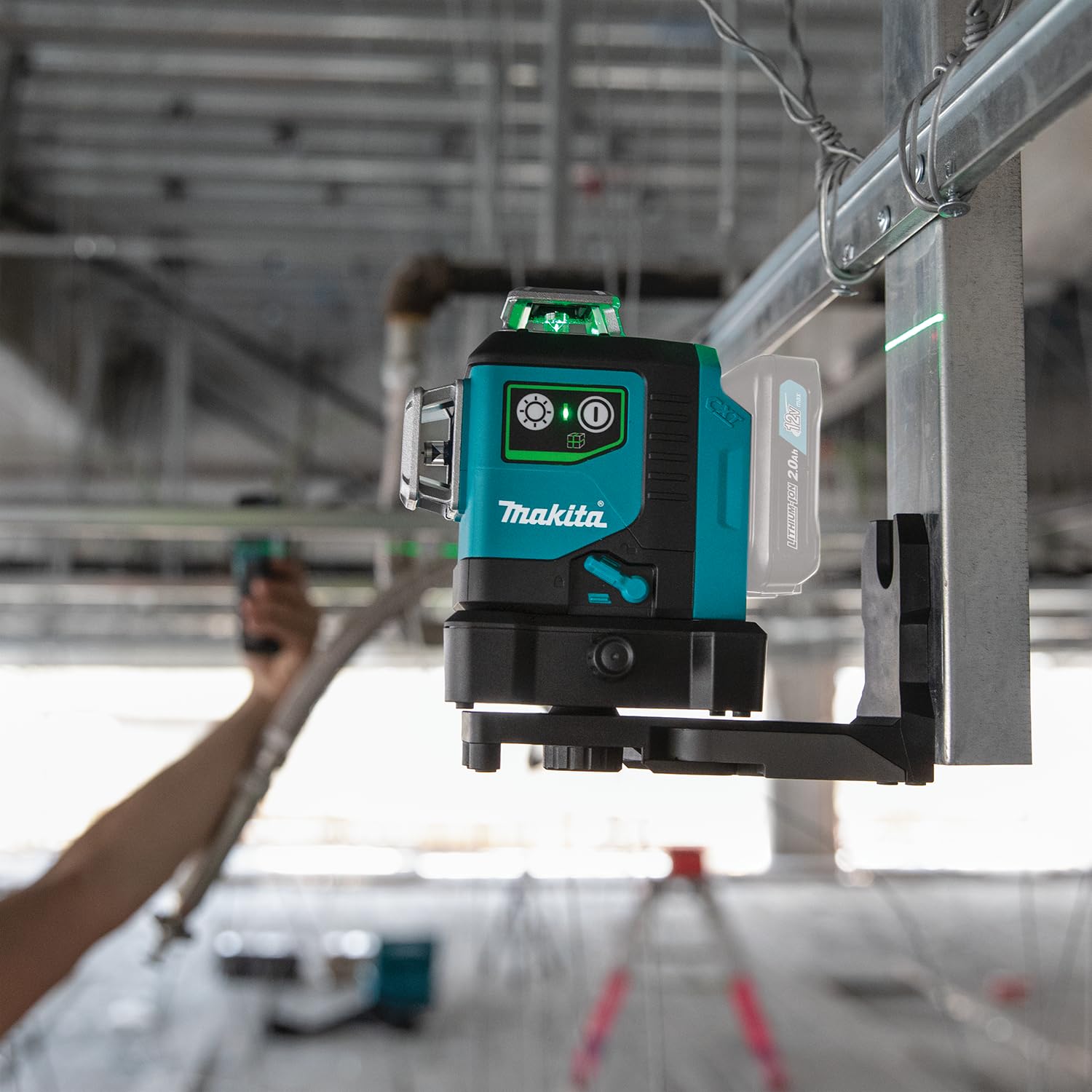 Makita SK700GD 12V max CXT® Lithium-Ion Cordless Self-Leveling 360° 3-Plane Green Laser, Class II, 510-530 nm, <2 mW, Tool Only - Image 16