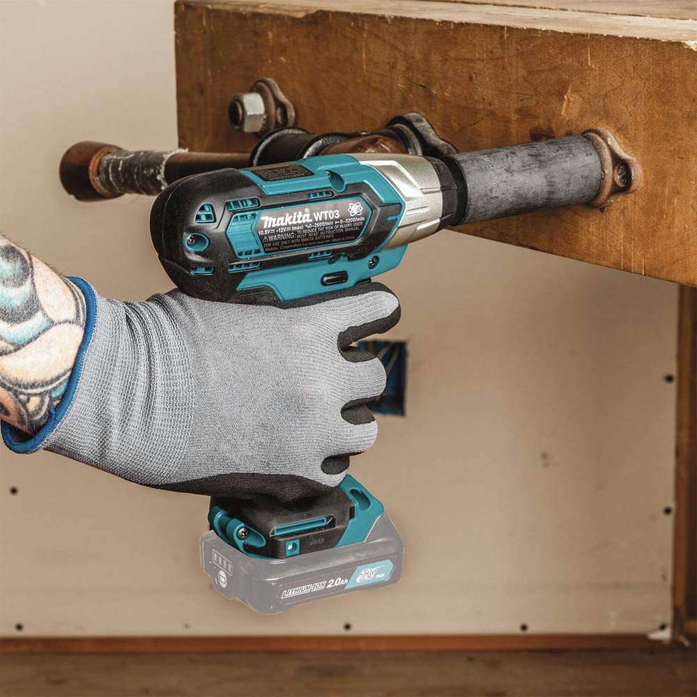 Makita WT03Z 12V max CXT® Lithium-Ion Cordless 1/2" Sq. Drive Impact Wrench, Tool Only - Image 7
